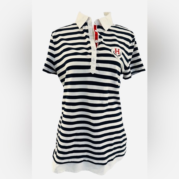 Tommy Hilfiger Vintage Womens Size Large L Stripe‎ Top Shirt - Picture 1 of 10
